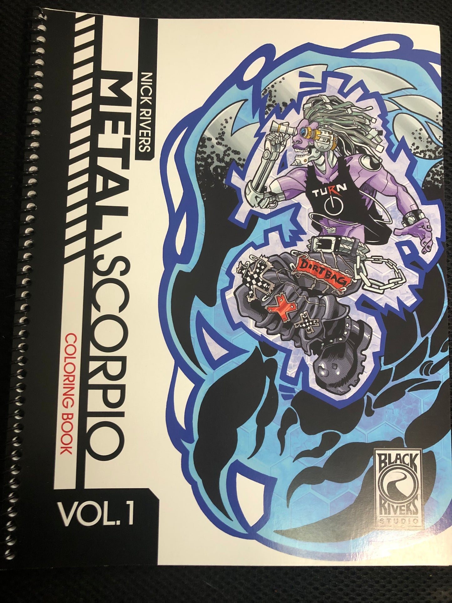 Metal Scorpio Coloring Book: Vol.1