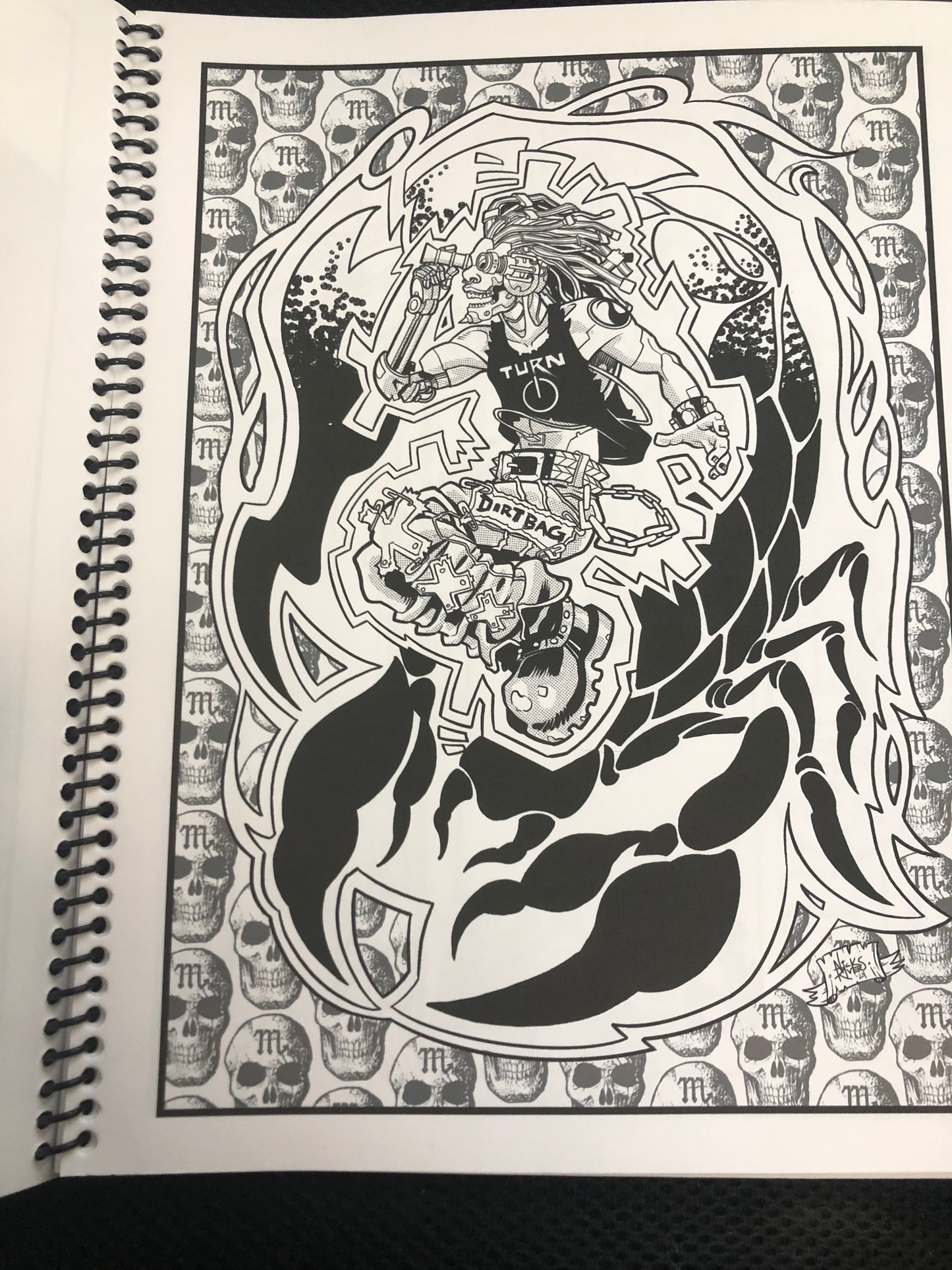 Metal Scorpio Coloring Book: Vol.1