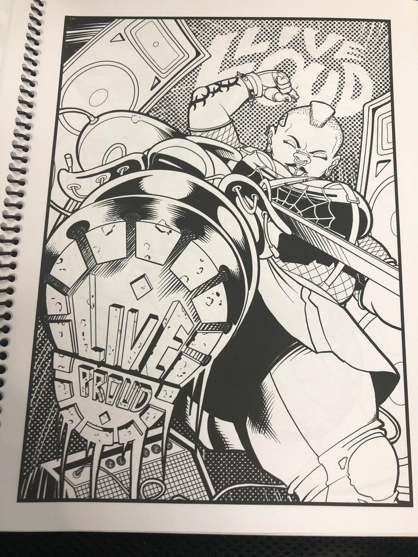 Metal Scorpio Coloring Book: Vol.1