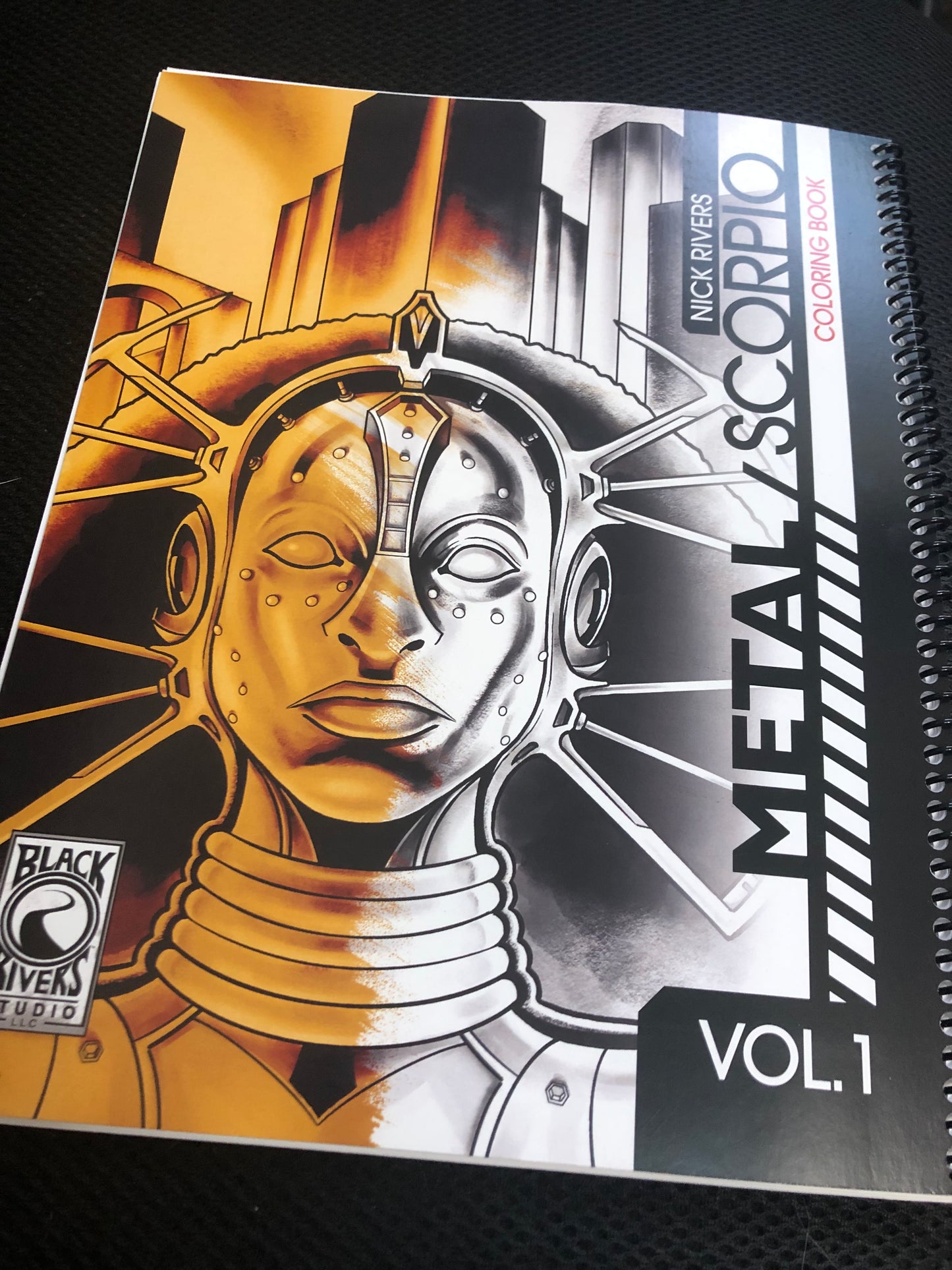 Metal Scorpio Coloring Book: Vol.1
