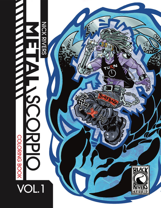 Metal Scorpio Coloring  Book: Vol.1