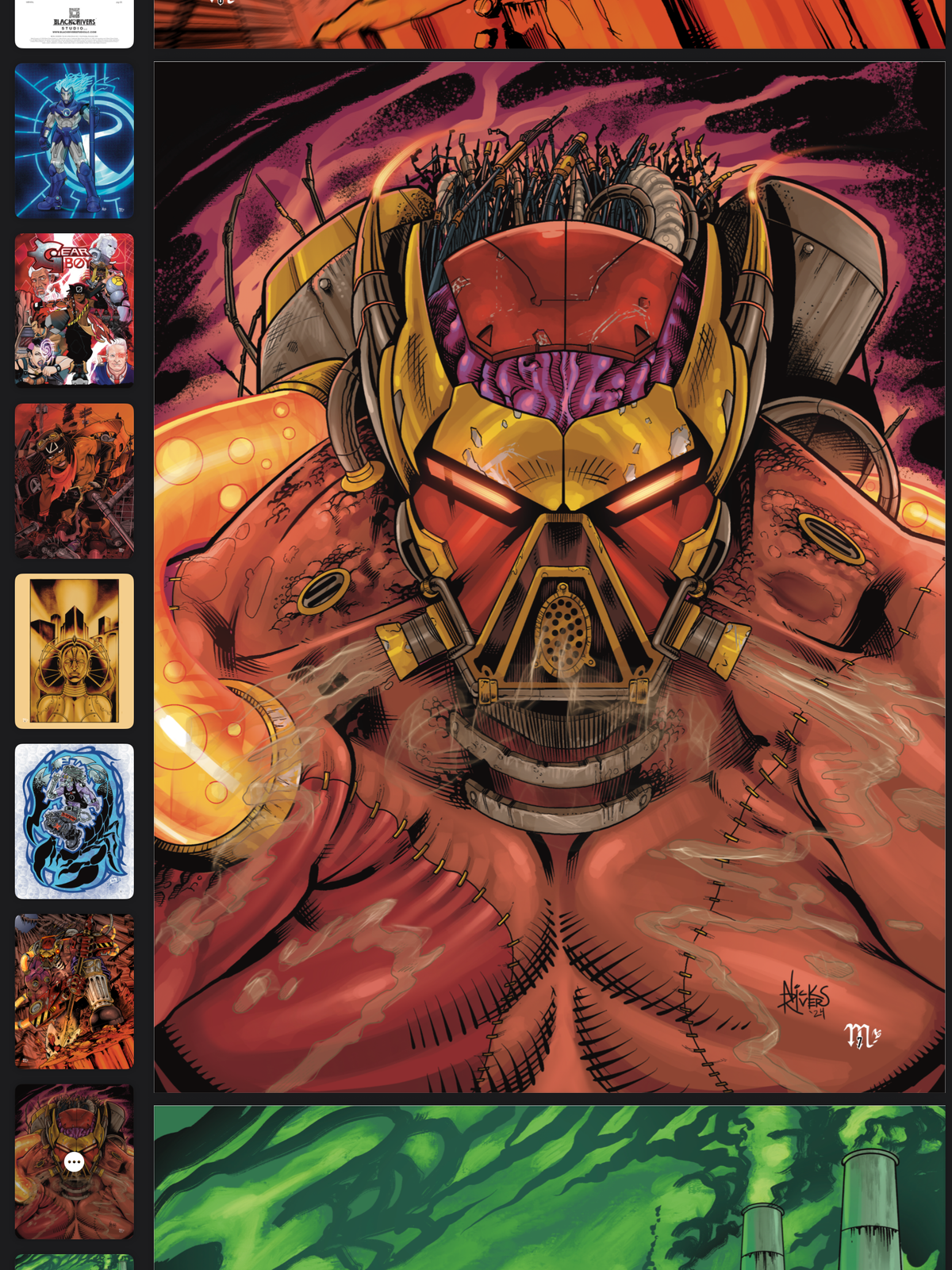 METAL SCORPIO: THE ART OF NICK RIVERS VOL.1